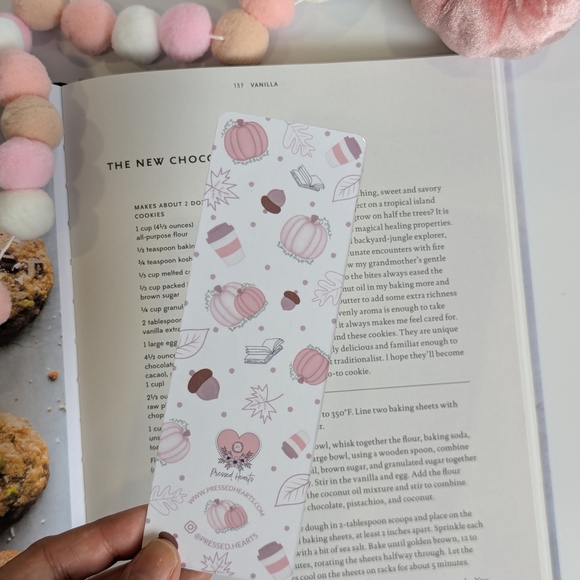 Autumn Fall And Pumpkin Themed Bookmarks Set - Picture 7 of 9